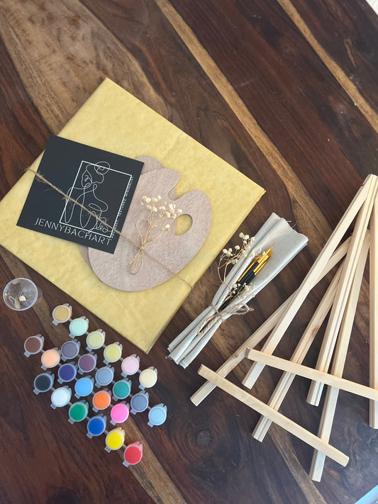 Künstlerset für zwei Personen I DIY